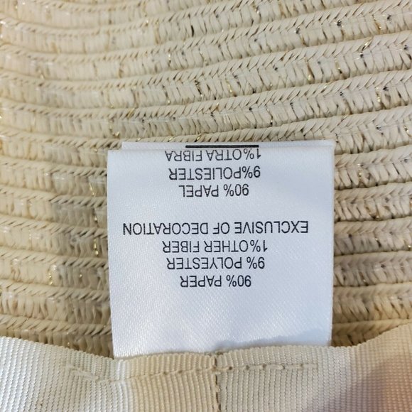 Target Sun Hat Beach Hat Straw Wide Brim Tassles - Picture 8 of 8